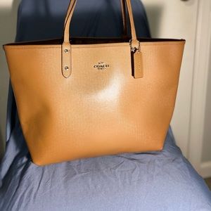 Coach Brown leather tote